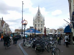 Die wunderschöne Kirche in Gouda.