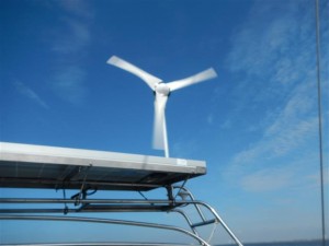 Der Windgenerator läuft!!!