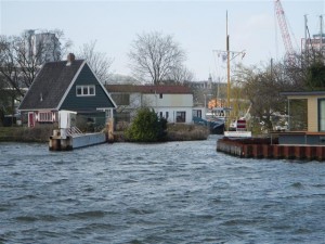 Die schmale Einfahrt in den Sixhaven