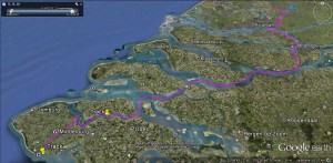 Route bis nach Vlissingen