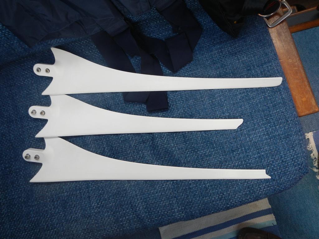Hier noch ein nachträgliches Bild von unseren gestutzten Propeller-Flügeln... Mittlerweile haben sie alle wieder die gleiche Länge.