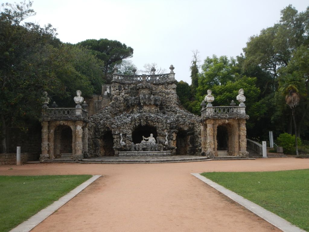 Wir waren im "Jardim do Palacio dos Marqueses de Pombal".