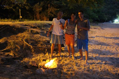 Grillen am Strand