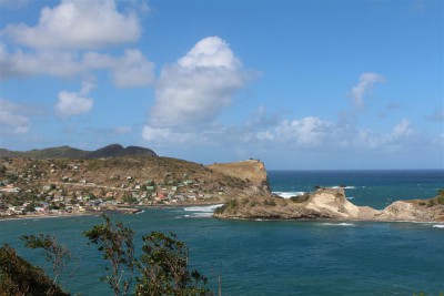 Dennery an der Ostküste von St. Lucia