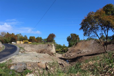 da fehlt ein Stück der Strasse