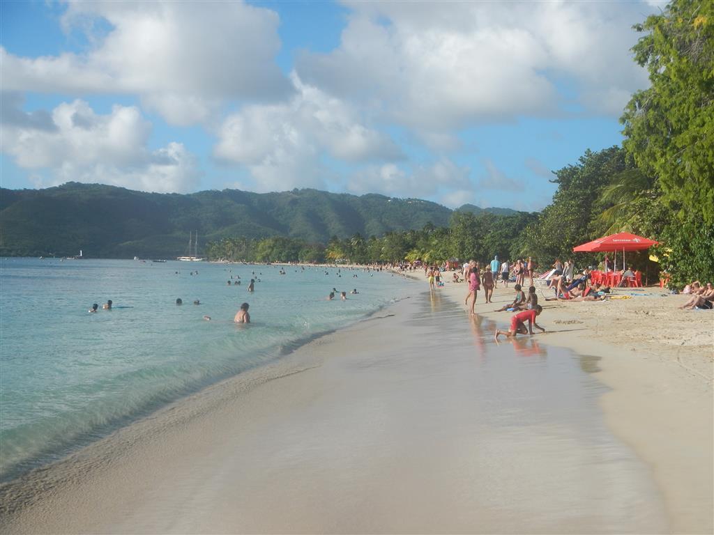 Am Strand von St. Anne.