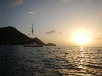 die Teoula in der Rodney Bay